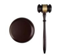 Martello for aste in legno fatto a mano con set di blocchi sonori, martelletto for, for riunioni avvocati, suono forte Per Giudice