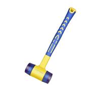 Martello in gomma a doppia testa Mazzuole in metallo multiuso doppio lato leggero martello morbido per la decorazione domestica Set di utensili manuali