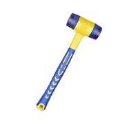 Martello in gomma con manico sostituibile, testa solida, 25-45 mm | La testa in gomma sostituibile prolunga la durata dell'utensile e mantiene prestazioni costanti per un uso ripetuto.