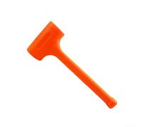 Martello in gomma Dead Blow con colpi in acciaio per un design migliorato, senza scintille e non rimbalzo, impugnatura antiscivolo per lavorazione del legno, piastrelle per pavimenti (0,2 kg)