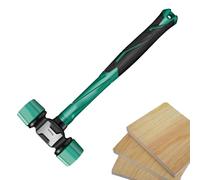 Martello in gomma - martello da pavimento | morbido a doppio lato portatile Battito delicato senza Hammer nera 450 g con forma ergonomica per il miglior supporto