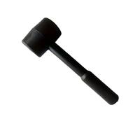 Martello in gomma nera da 2 pezzi Strumento versatile for riparazioni domestiche fai-da-te e uso industriale Gomma for tutto il corpo Per la lavorazione del legno