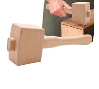Martello in legno - Martello da falegname | Martello per la lavorazione del legno | Mazzuola multiuso in legno di faggio per la lavorazione del legno Mazzuolo per l'installazione di oggetti con