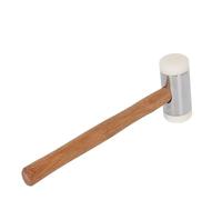 Martello in Nylon Mazzuolo in Gomma Testa Dura Martello Piccolo Morbido Strumento Multifunzione Martello Bianco per Installazione Fai da Te Officina(32mm)