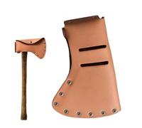 Martello in pelle d'onore - ascia fatta a mano per, supporto multiuso per utensili da lavoro, cintura robusta in pelle naturale | Open Case per ascia da trekking,