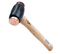 Martello In Rame E Pelle Thor Dimensione 3 (44Mm) 1600G Manico In Legno 03-214