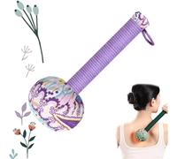 Martello linfatico, martello manuale per massaggi del corpo, martello per massaggi con assenzio, martelletto lungo per massaggio manuale (viola)
