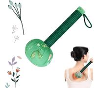 Martello linfatico, martello manuale per massaggi del corpo, martello per massaggi con assenzio, martelletto lungo per massaggio manuale (verde)