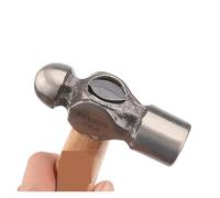 martello Martello da installatore Martello in ferro con manico corto in legno massello lucidato Testa tonda e piatta Martello piccolo Strumento hardware manuale(Round Head Hammer)