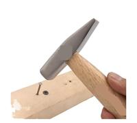 martello Martello da installatore Martello in ferro con manico corto in legno massello lucidato Testa tonda e piatta Martello piccolo Strumento hardware manuale(Flat Head Hammer)