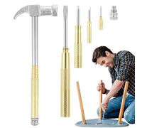 Martello Mini | Kit Martello da Campeggio,Mazza Leggera Resistente con Impugnatura Antiscivolo per Lavori di Falegnameria Camping Gioielli Costruzione