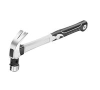 Martello multifunzione con manico in acciaio inox, strumento speciale per la lavorazione del legno, testa rotonda da 283,5 g, martello con manico in fibra