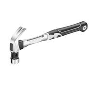 Martello multifunzione con manico in acciaio inox, strumento speciale per la lavorazione del legno, testa rotonda da 283,5 g, martello in acciaio inossidabile