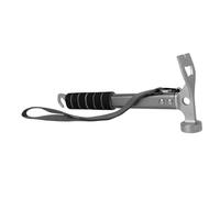 Martello multifunzione in alluminio per esterni, martello Tent Haon, strumento per il campeggio, combinazione con spugna Grip martello da campeggio con puller