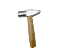 Martello multiuso da gioielliere robusto con elegante manico in legno duro a faccia piatta per la creazione di gioielli e lavori di argentiere
