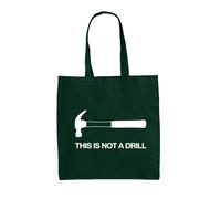 Martello Not A Drill - Borsa Tote IN Tela - Operaio Artigiano Fai da Te