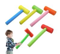 Martello per Bambini - Martello Colorato per Bambini,Set Interattivo in Schiuma Morbida per Sviluppare Motricità Fine Gioco Camera dei Giochi Interni Asilo per Bambini e Bambine