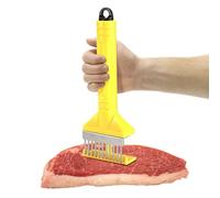 Martello per carne, in acciaio inox per calcestruzzo per carne | Concetto di carne portatile con 11 aghi | Strumento da cucina per bistecca, carne di maiale manzo barbecue e pollame