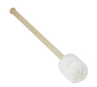 Martello per grancassa da marcia Battitore singolo con testa in lana bianca Palo in legno d'acero Accessori per strumenti a percussione per batteria orchestrale