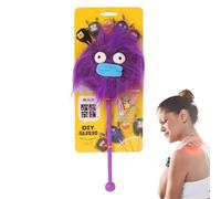 Martello per il corpo - Martello da massaggio in peluche strumento per massaggio manuale, morbido bastone per massaggio a cartoni animati per spalle e schiena