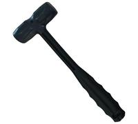Martello per installazione decorazione mobili, mini martello portatile anti-perdita di capelli testa rotonda - nero