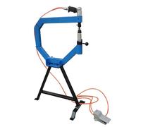 Martello per piallatura pneumatica, macchina industriale per la formatura dei metalli, 875-1350 giri/min, 50-100 PSI, supporto in ghisa, include pedale e incudine, gola da 10,2 cm, strumento Airpress