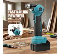 Martello per unghie elettrico Lavorazione del legno Pistola sparachiodi senza fili agli ioni di litio Cacciavite portatile Pistola sparachiodi elettrica per uso domestico 24V