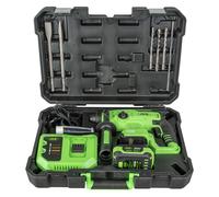 MARTELLO PERFORATORE BRUSHLESS A BATTERIA CON CUSTODIA