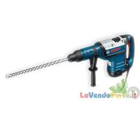 MARTELLO PERFORATORE PROFESSIONALE BOSCH GBH 8-45 DV 1500 WATT 12,5 J SCALPELLO
