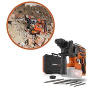 Martello perforatore wireless 40V 5J SDS-Plus BRUSHLESS + 5 accessori