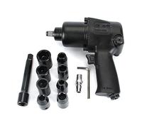 Martello pneumatico, 1/2 "Twin Hammer Air Impact Wrench Set W/Sockets Torque max 660N.m Strumenti pneumatici manica pneumatica