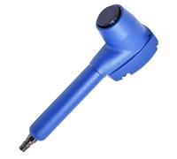Martello pneumatico con manico estensibile, martello pneumatico palmare portatile, kit di 6 punte di diversa durezza for striscia di gomma in acciaio e plastica(Towel holder)