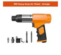 Martello Pneumatico, Martello pneumatico professionale for la rimozione della ruggine, utensile pneumatico multiuso(350 Orange)