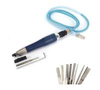 Martello Pneumatico, Micro smerigliatrice pneumatica Set penna for smerigliatura Pratico smerigliatrice for lucidatura pneumatica multifunzionale palmare Incisione con chiave inglese(A set)