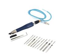 Martello Pneumatico, Micro smerigliatrice pneumatica Set penna for smerigliatura Pratico smerigliatrice for lucidatura pneumatica multifunzionale palmare Incisione con chiave inglese(B set)