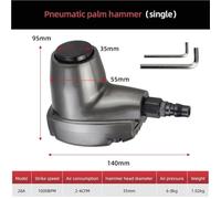 Martello pneumatico multiuso portatile Martello palmare pneumatico Palm Treasure Lamiera Riparazione pneumatici Chiodo in schiuma con puntina da disegno(28A single)