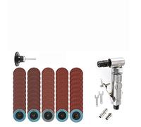 Martello pneumatico, Poratble Mini 1/4 Air Angle Die Grinder 90 Gradi Pneumatic Rettifica Lucidatrice Mulino Macchina for Incidere Con Dischi Abrasivi Tool Kit(With 51pcs)