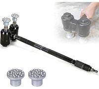 Martello Pneumatico Portatile, Martello A Percussione Automatico, Con 2 Teste Martello, Piallatura Della Superficie Della Parete, Frequenza Martellamento 2×2100 BPM, 6-8 Metri Quadrati/ora(24)