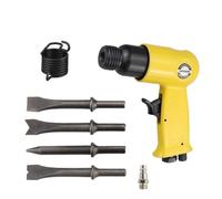 Martello pneumatico professionale da 120 mm, pistola a gas, pale, piccoli utensili pneumatici for la rimozione con set di 4 scalpelli