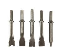 Martello pneumatico, set di scalpelli per martello pneumatico Set di punte per martello pneumatico 5 pezzi Adatto per martello pneumatico 150/190/250