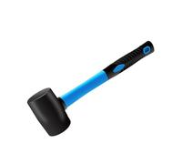 Martello professionale in gomma antiurto per progetti di piastrellatura del pavimento, con testa ponderata da 1000 g e manico antiscivolo, mazze in gomma per posa professionale