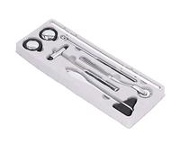 Martello Riflesso Neurologico 5PCS Set Portatile Multifunzionale in Acciaio Inossidabile per Esame del Nervoso