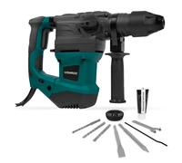 Martello rotante 1500W- 6 Joule - SDS plus - 4 funzioni | Incl. punte e scalpelli