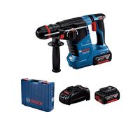 MARTELLO ROTOPERCUSSORE A BATTERIA BOSCH GBH 187-LI - Blu, 30 cm x 15 cm x 35 cm, 2,9 kg