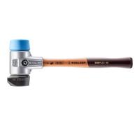 Martello Simplex, composizione in gomma TPE-soft/con piedistallo; con corpo in alluminio e manico in legno di alta qualità | D = 60 mm | 3112.260