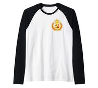 Martello sovietico e Falce con Stella Maglia con Maniche Raglan