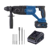 Martello Tassellatore Batteria 20V 2.8J Scheppach set l bc-dh290-x