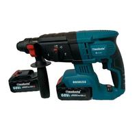 MARTELLO TRAPANO PERFORATORE 68V TASSELLATORE DEMOLITORE DOPPIA BATTERIA LITIO