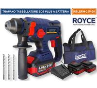 MARTELLO TRAPANO ROTATIVO SCALPELLATORE CONMOTORE BRUSHLESS 21V ATTACCO SDSPLUS