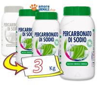 Marten PERCARBONATO di SODIO PURO → 1 Kg / Smacchiante, Igienizzante, Sbiancante